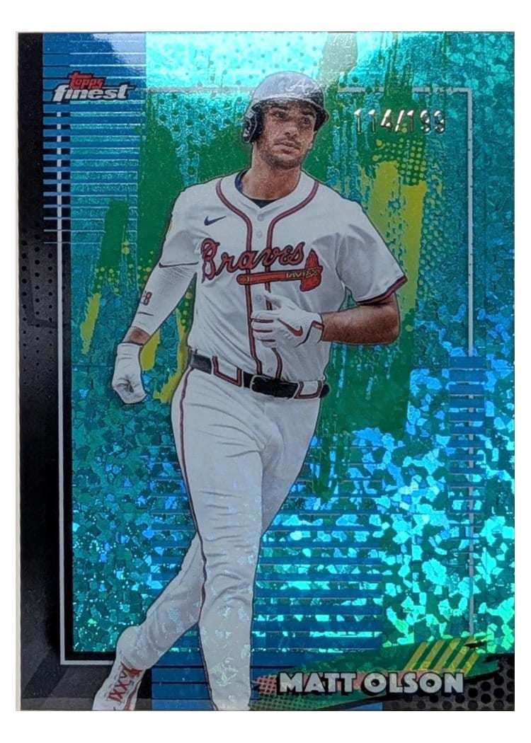 2026 Topps Finest Matt Olson #28 card