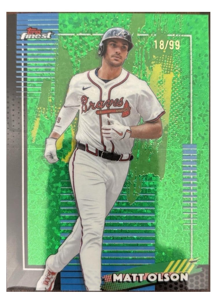 2026 Topps Finest Matt Olson #28 card