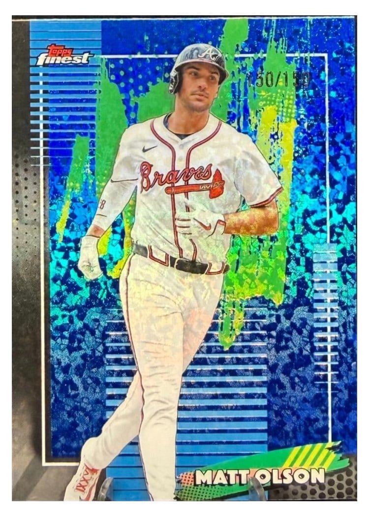 2026 Topps Finest Matt Olson #28 card