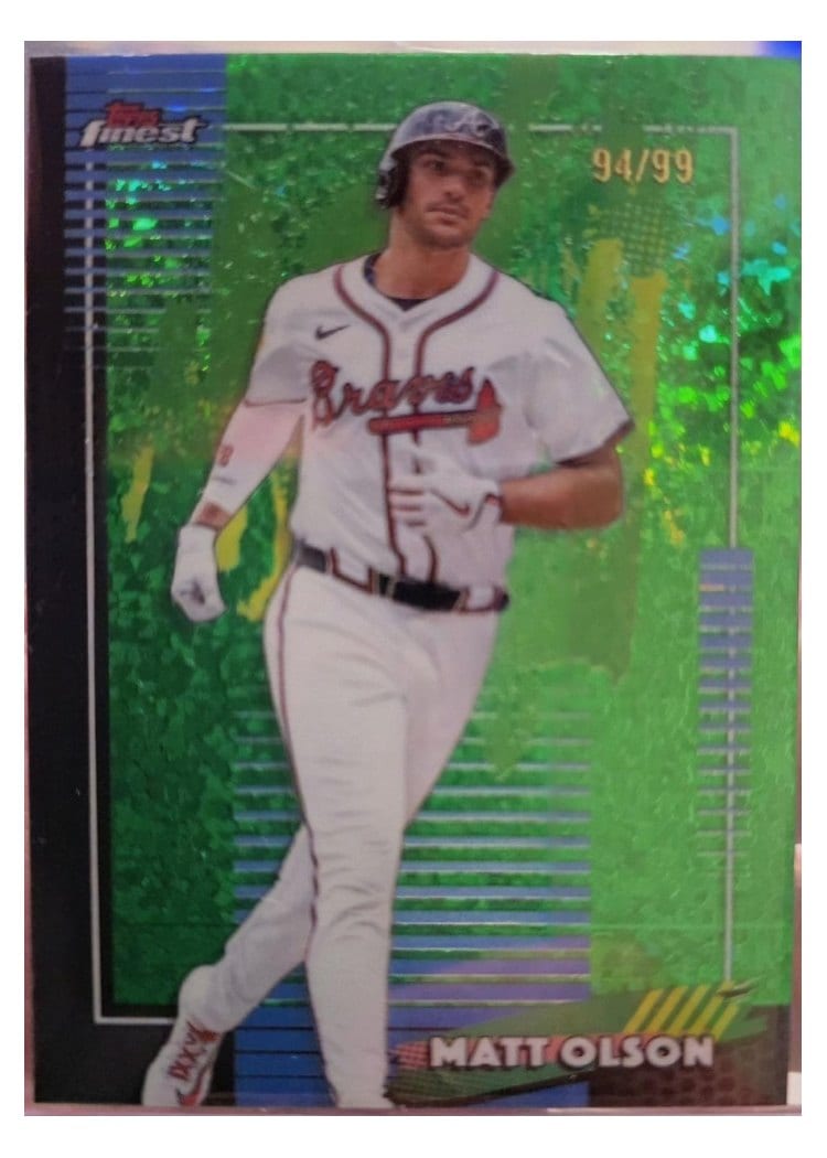 2026 Topps Finest Matt Olson #28 card