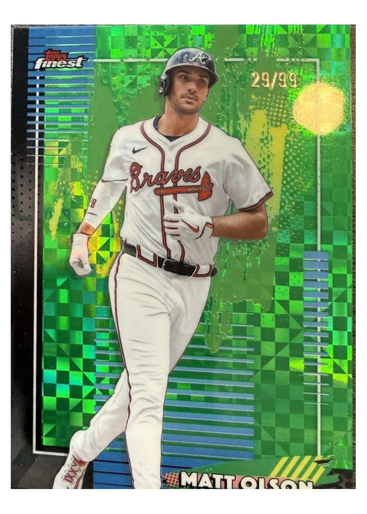 2026 Topps Finest Matt Olson #28 card