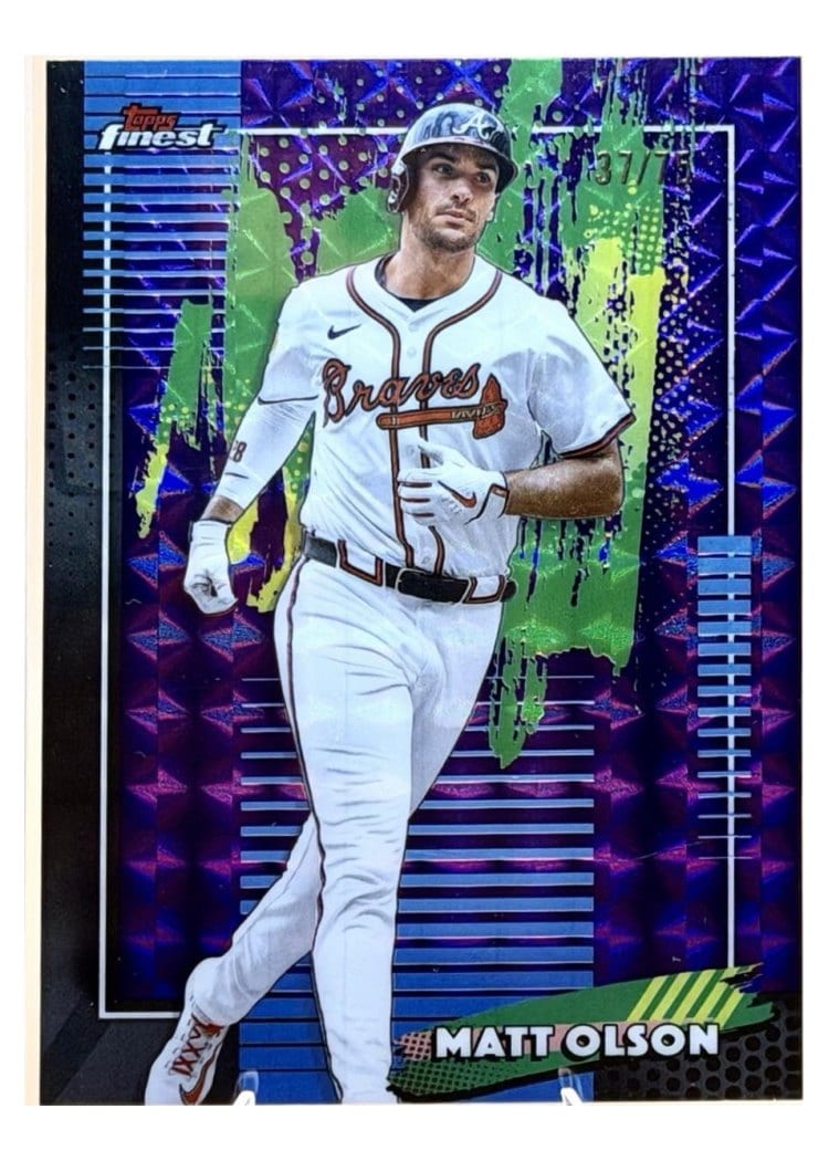 2026 Topps Finest Matt Olson #28 card