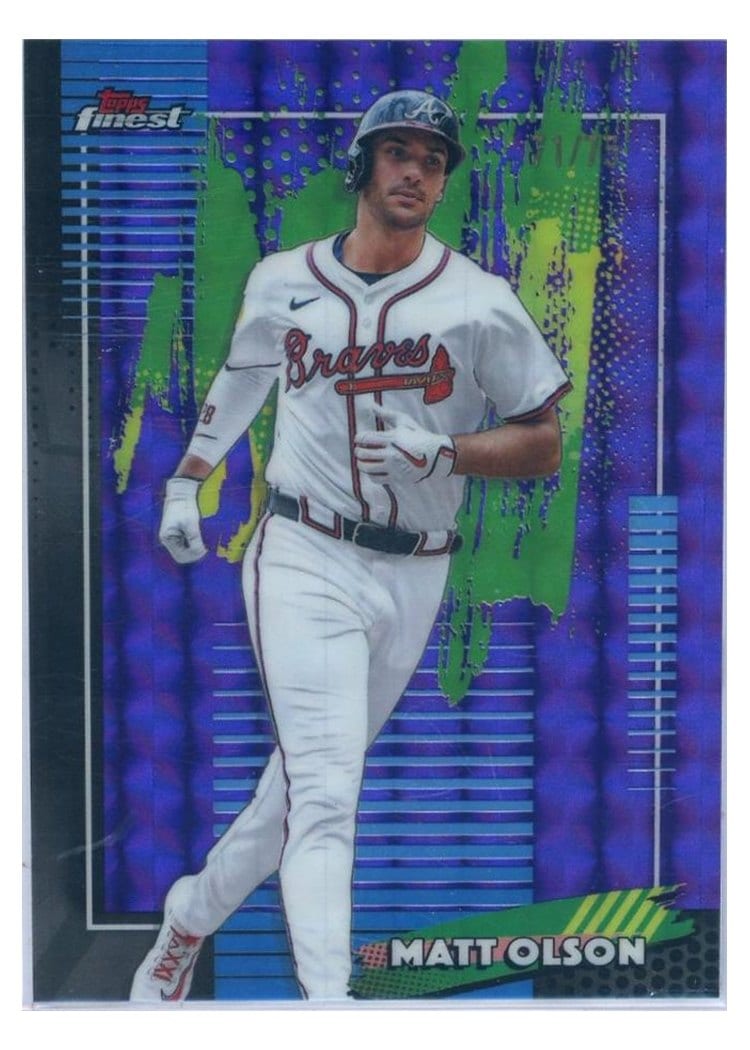 2026 Topps Finest Matt Olson #28 card