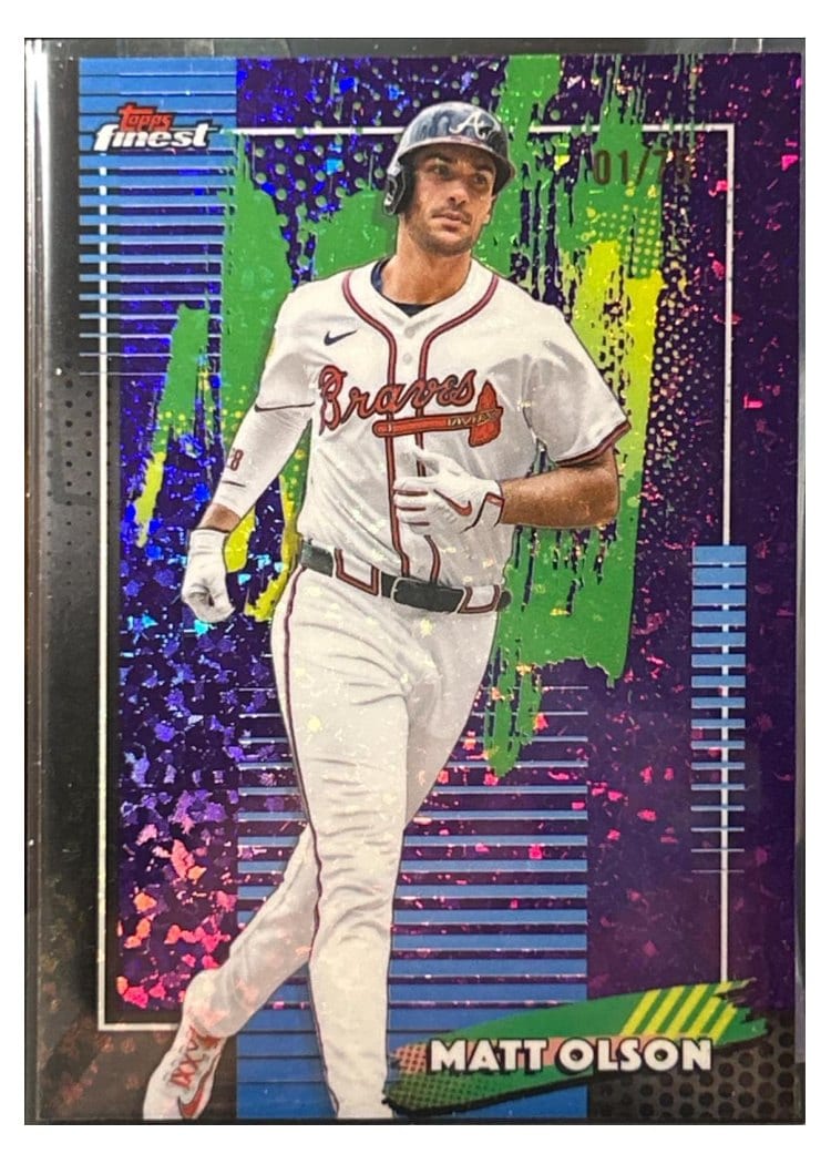 2026 Topps Finest Matt Olson #28 card