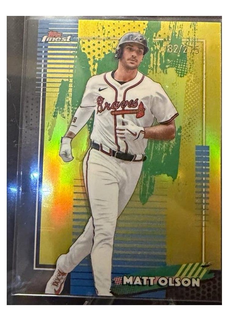 2026 Topps Finest Matt Olson #28 card