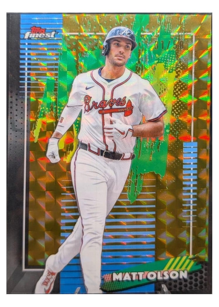 2026 Topps Finest Matt Olson #28 card