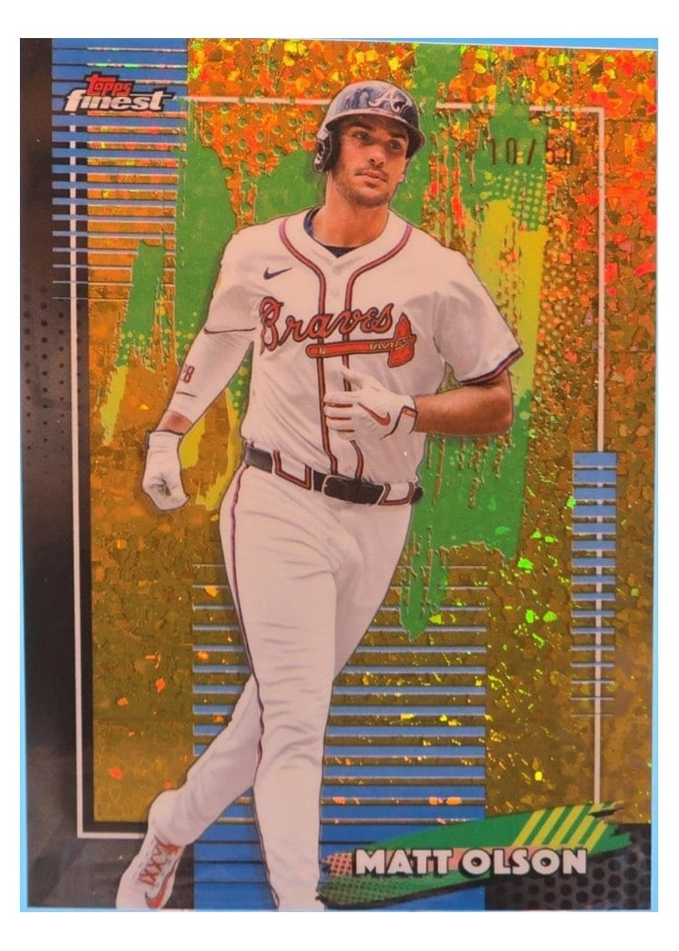 2026 Topps Finest Matt Olson #28 card