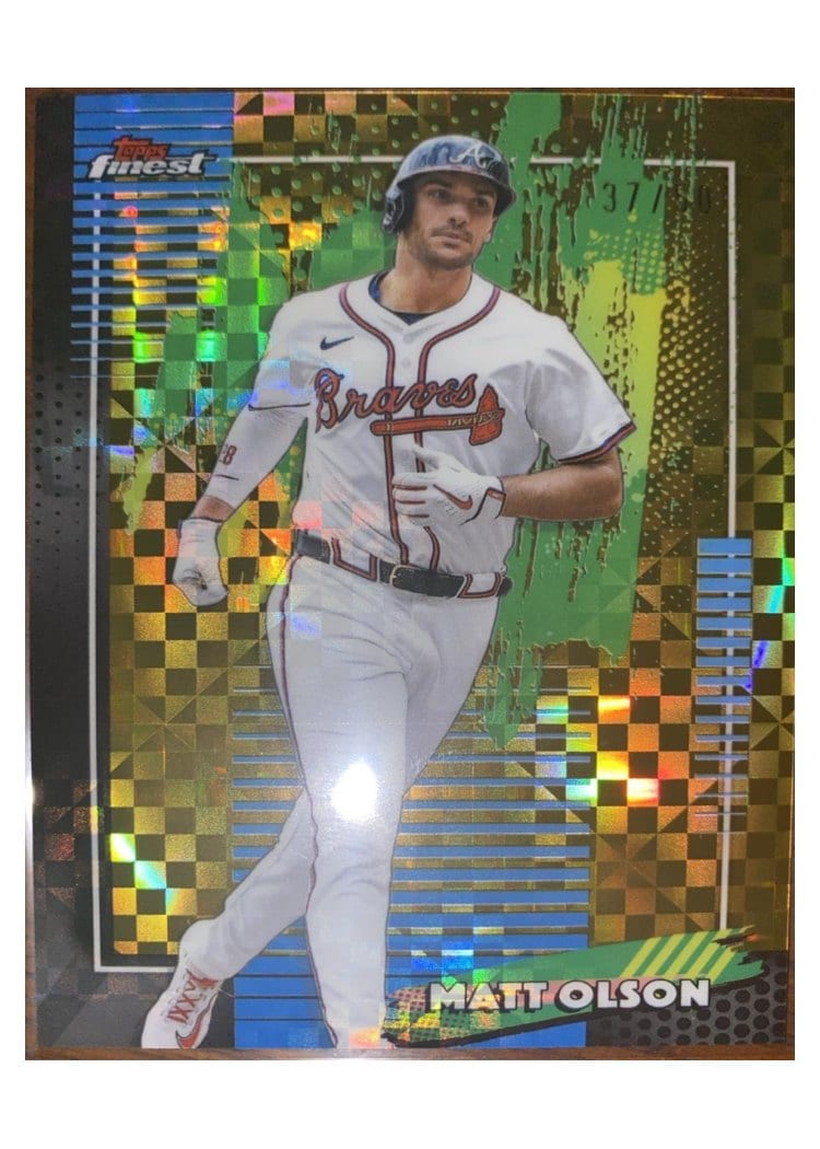 2026 Topps Finest Matt Olson #28 card