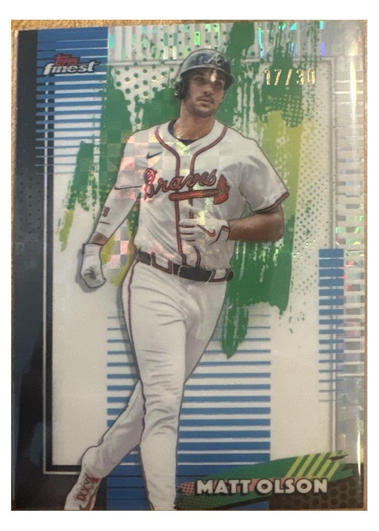 2026 Topps Finest Matt Olson #28 card