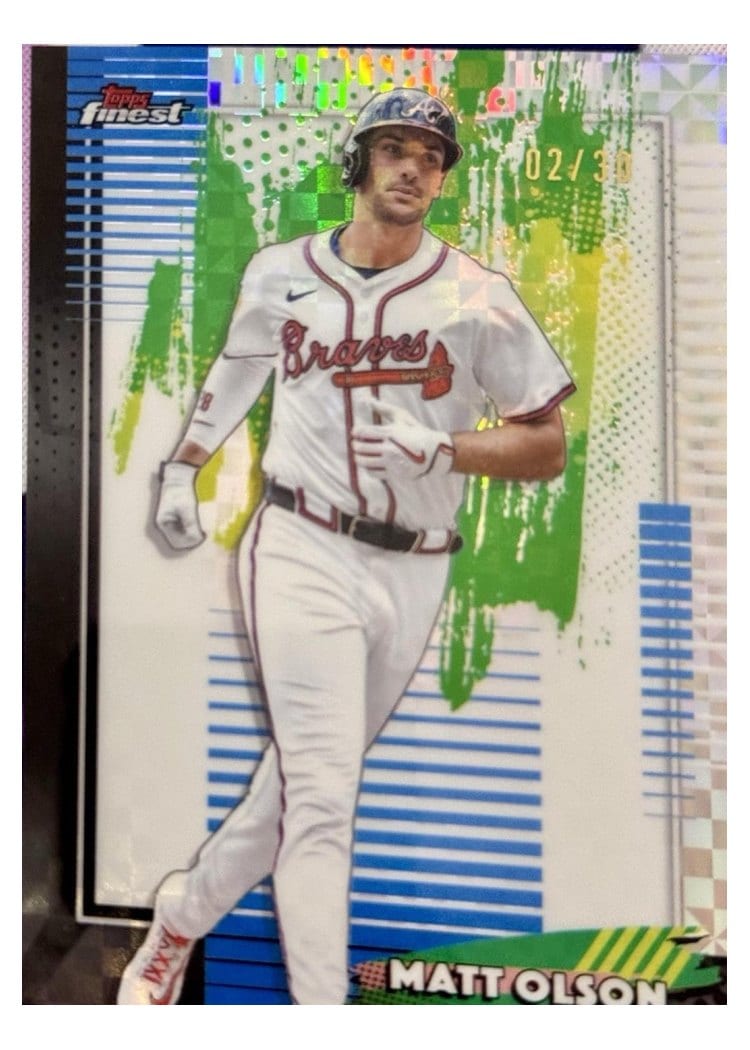 2026 Topps Finest Matt Olson #28 card