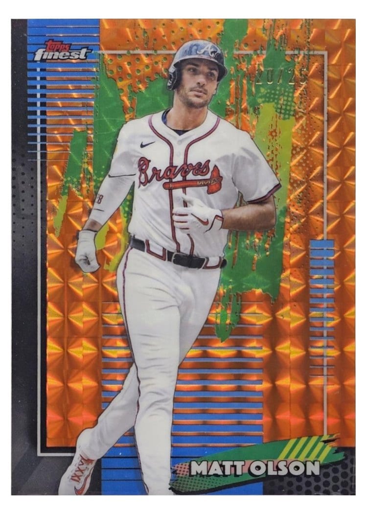 2026 Topps Finest Matt Olson #28 card