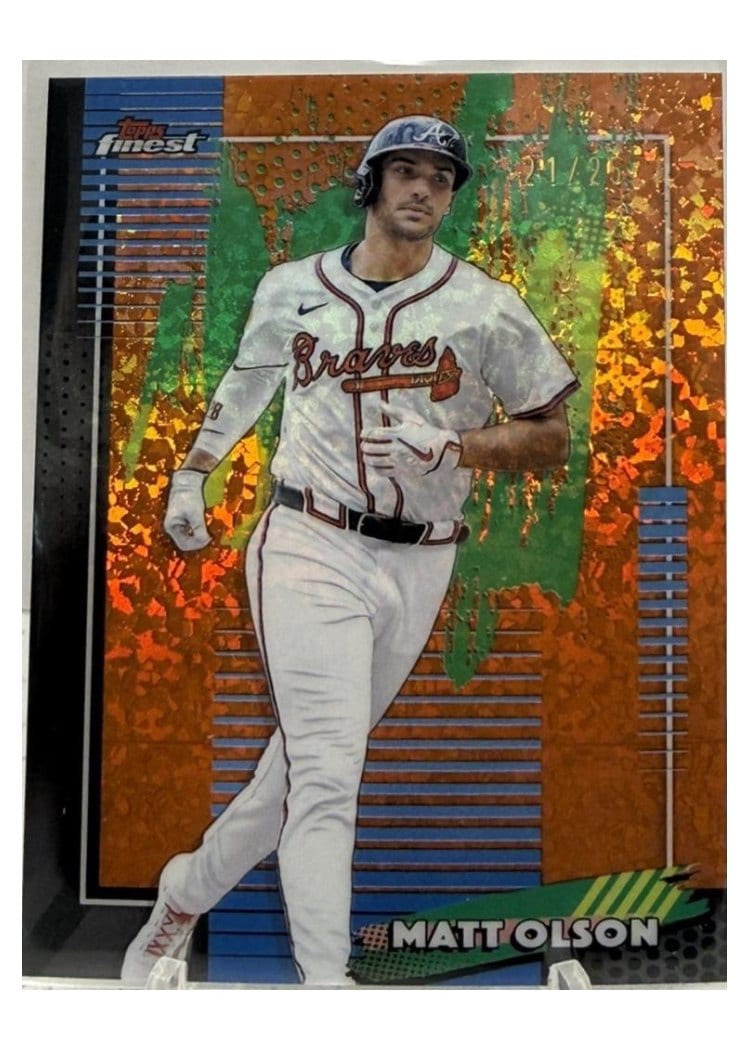 2026 Topps Finest Matt Olson #28 card