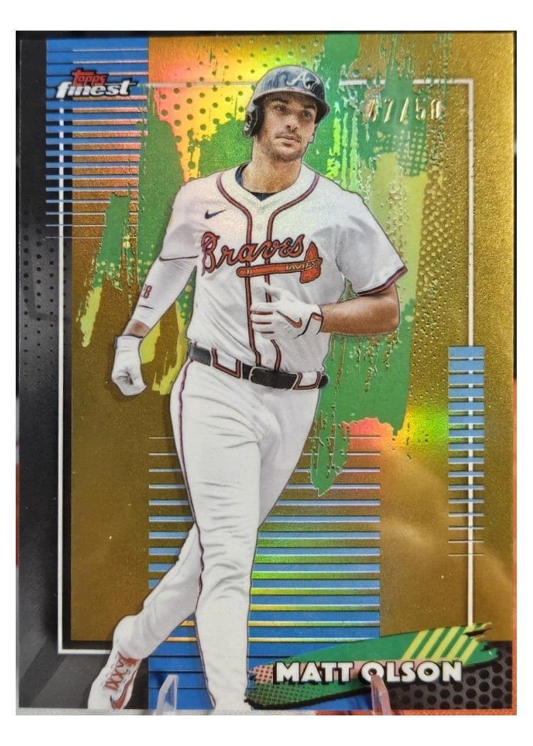 2026 Topps Finest Matt Olson #28 card