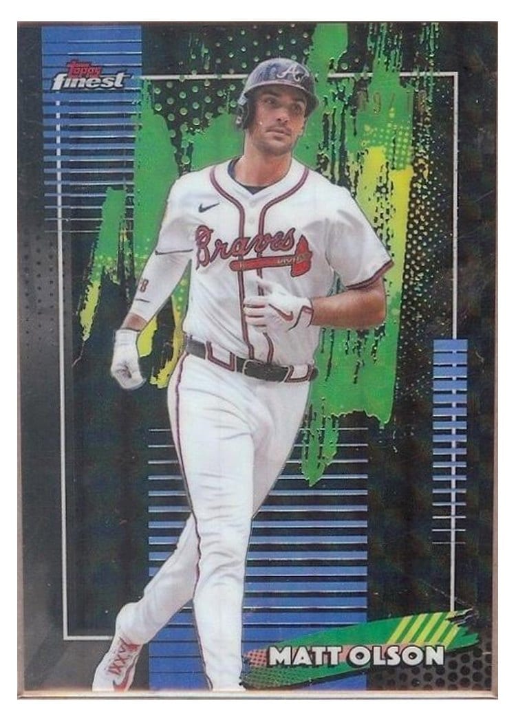 2026 Topps Finest Matt Olson #28 card