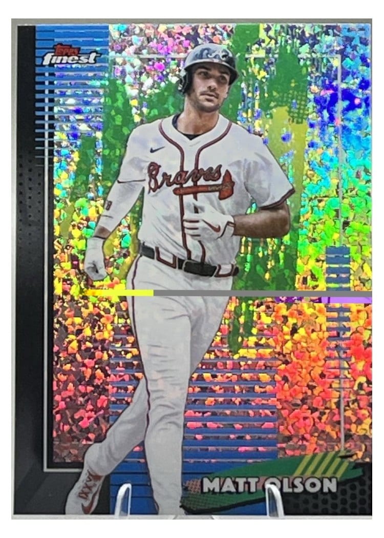 2026 Topps Finest Matt Olson #28 card