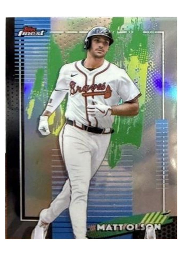 2026 Topps Finest Matt Olson #28 card