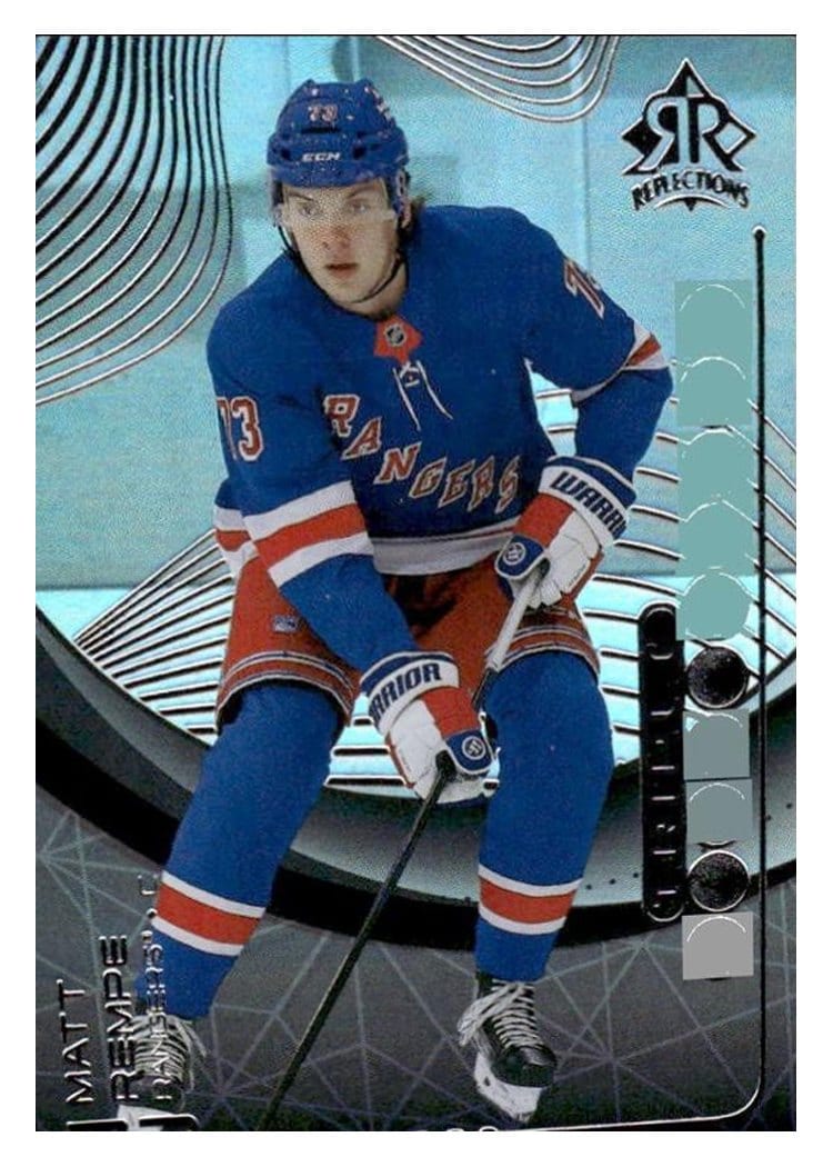 2024-25 Upper Deck Triple Dimensions Reflections Matt Rempe #TDR-7 card