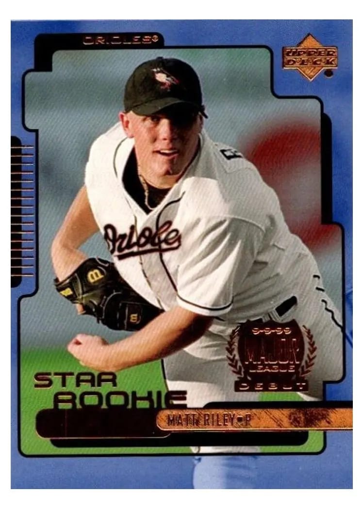 2000 Upper Deck Matt Riley #9 card