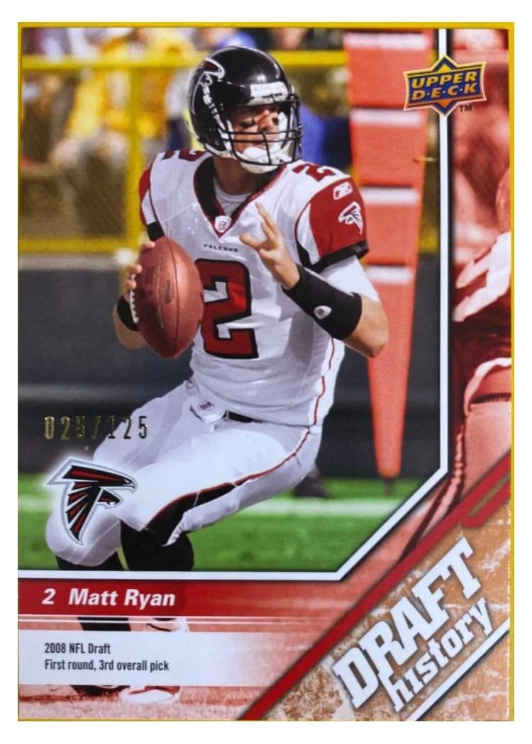 2009 Upper Deck Draft Edition Matt Ryan #168 card