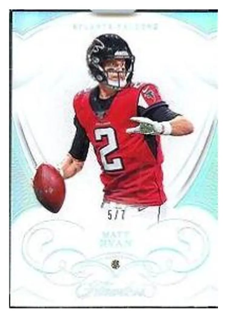 2019 Panini Flawless Base Ruby Matt Ryan #4 card