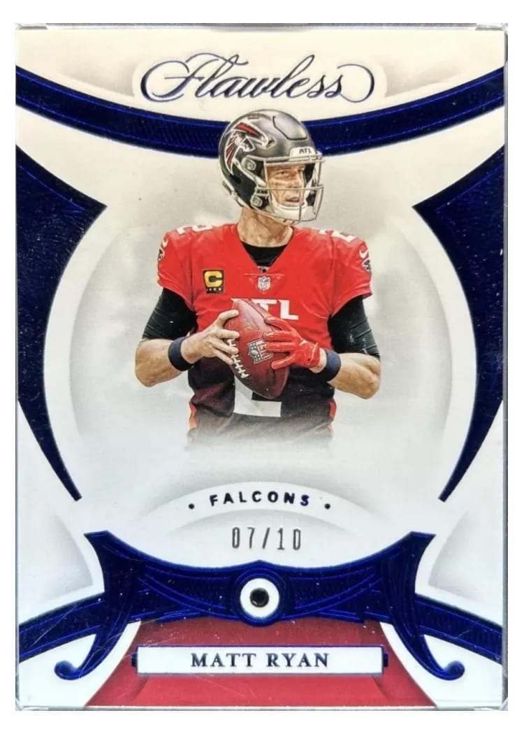 2020 Panini Flawless Base Gems Ruby Matt Ryan #6 card