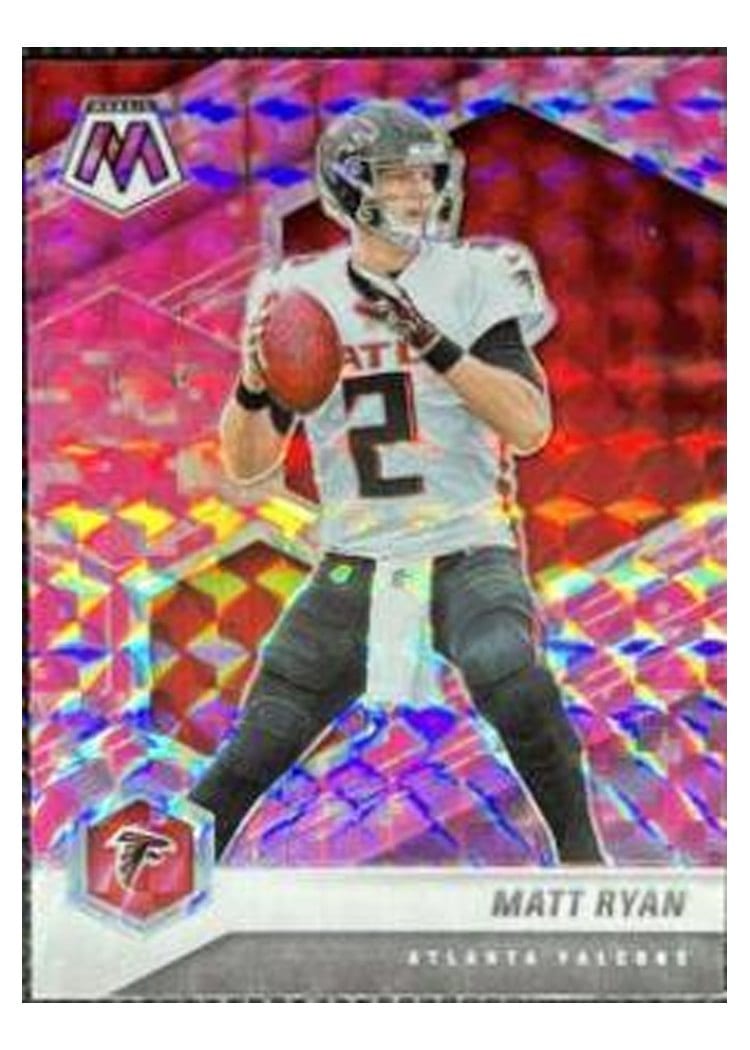 2021 Panini Mosaic Base Set Matt Ryan Camo Pink Mosaic #14 card