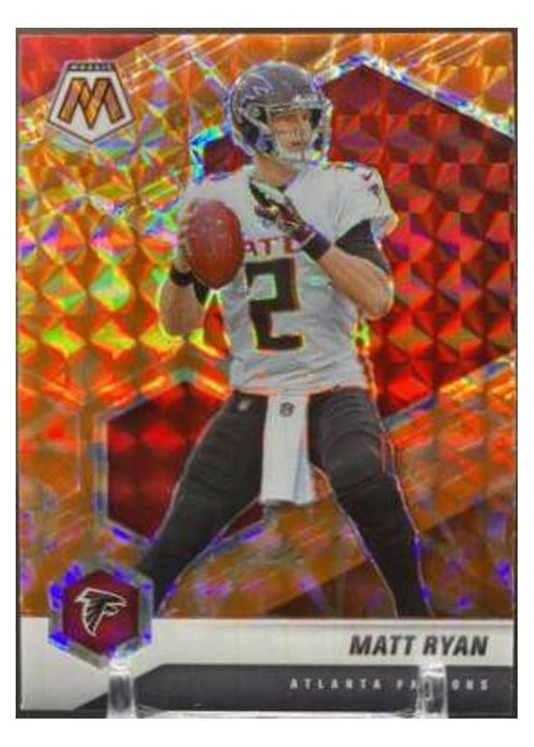 2021 Panini Mosaic Base Set Matt Ryan Reactive Orange Mosaic #14 card