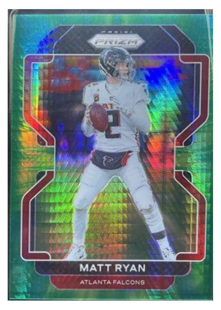 2021 Panini Prizm Base Set Matt Ryan Hyper Prizm #324 card