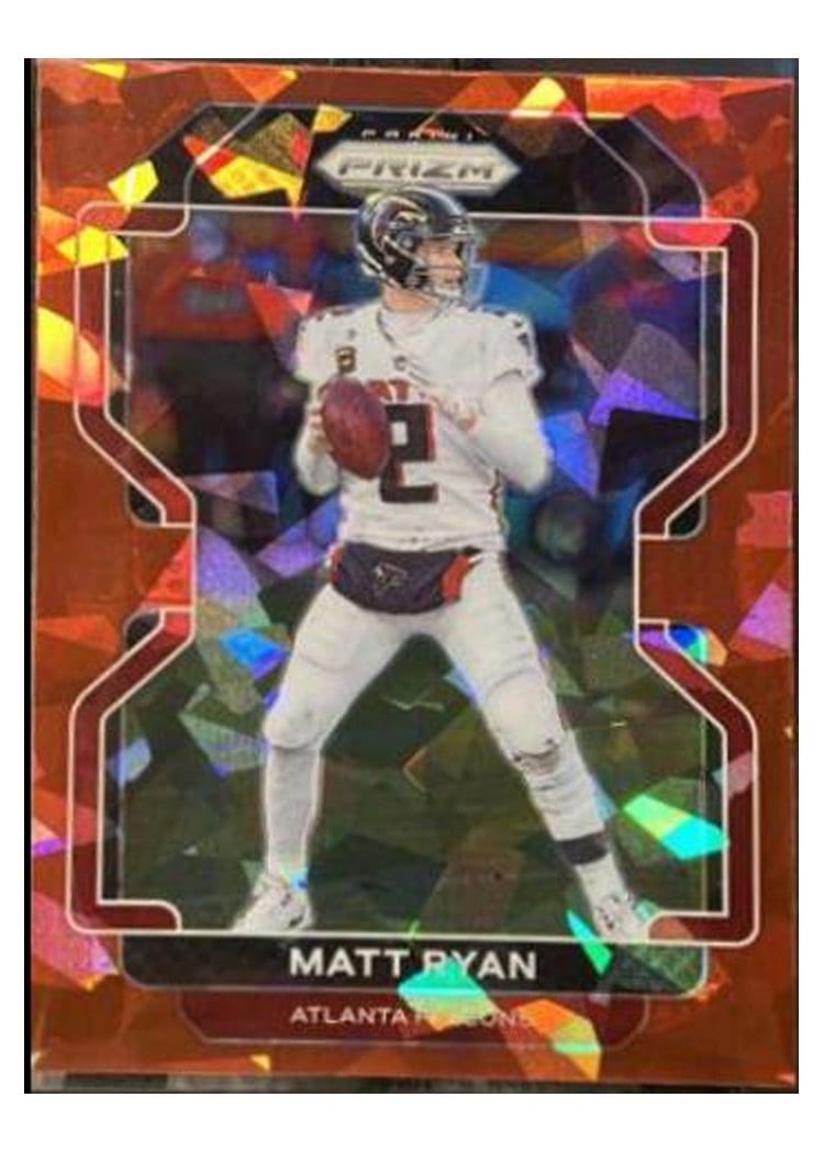 2021 Panini Prizm Base Set Matt Ryan Red Ice Prizm #324 card