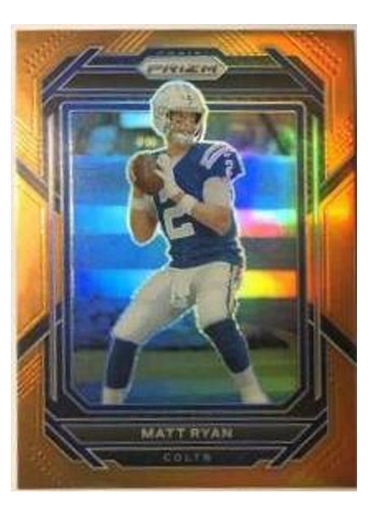 2022 Panini Prizm Base Set Matt Ryan Orange #121 card