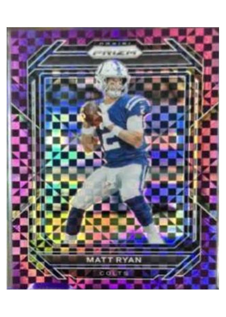 2022 Panini Prizm Base Set Matt Ryan Purple Power #121 card