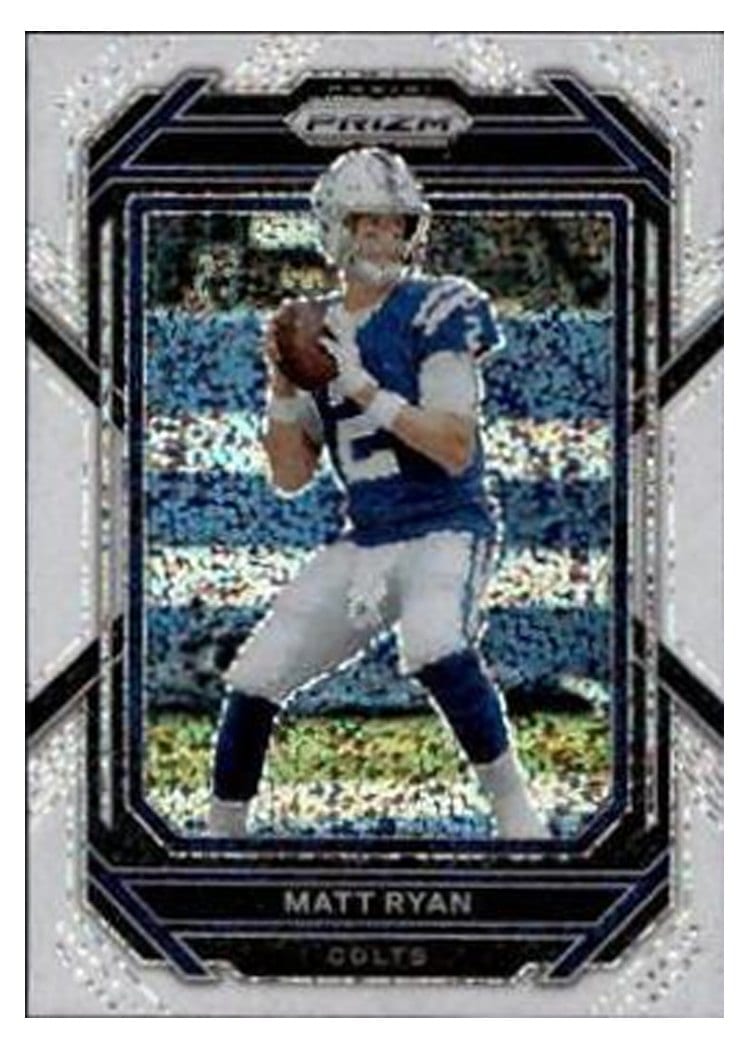 2022 Panini Prizm Base Set Matt Ryan White Sparkle #121 card