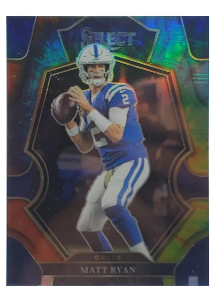 2022 Panini Select Base Set Matt Ryan Tie Dye #142 card