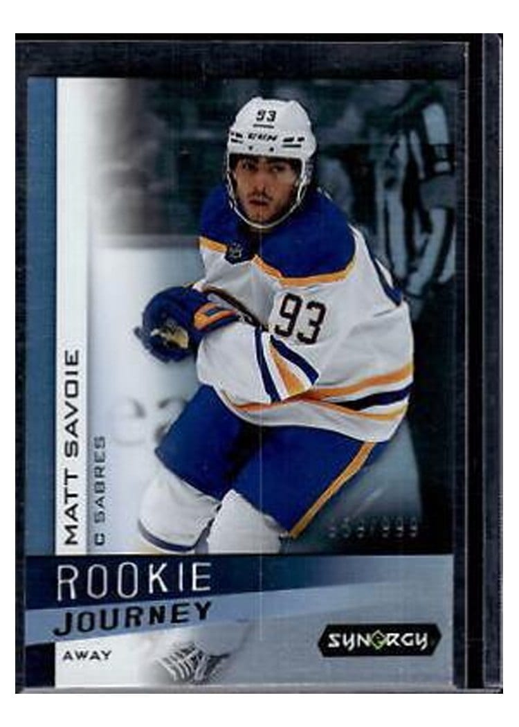 2023-24 Upper Deck Synergy Rookie Journey Away Matt Savoie #RJ-14 card