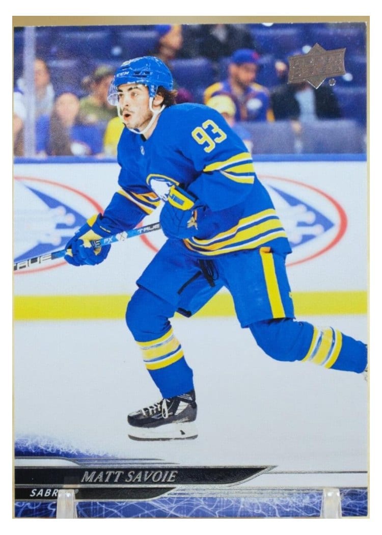 2024-25 Upper Deck Base Set Matt Savoie #28 card
