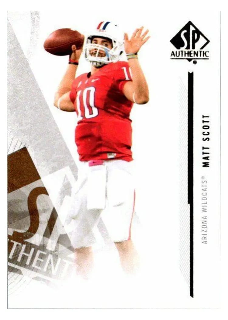2013 SP Authentic Matt Scott #8 card