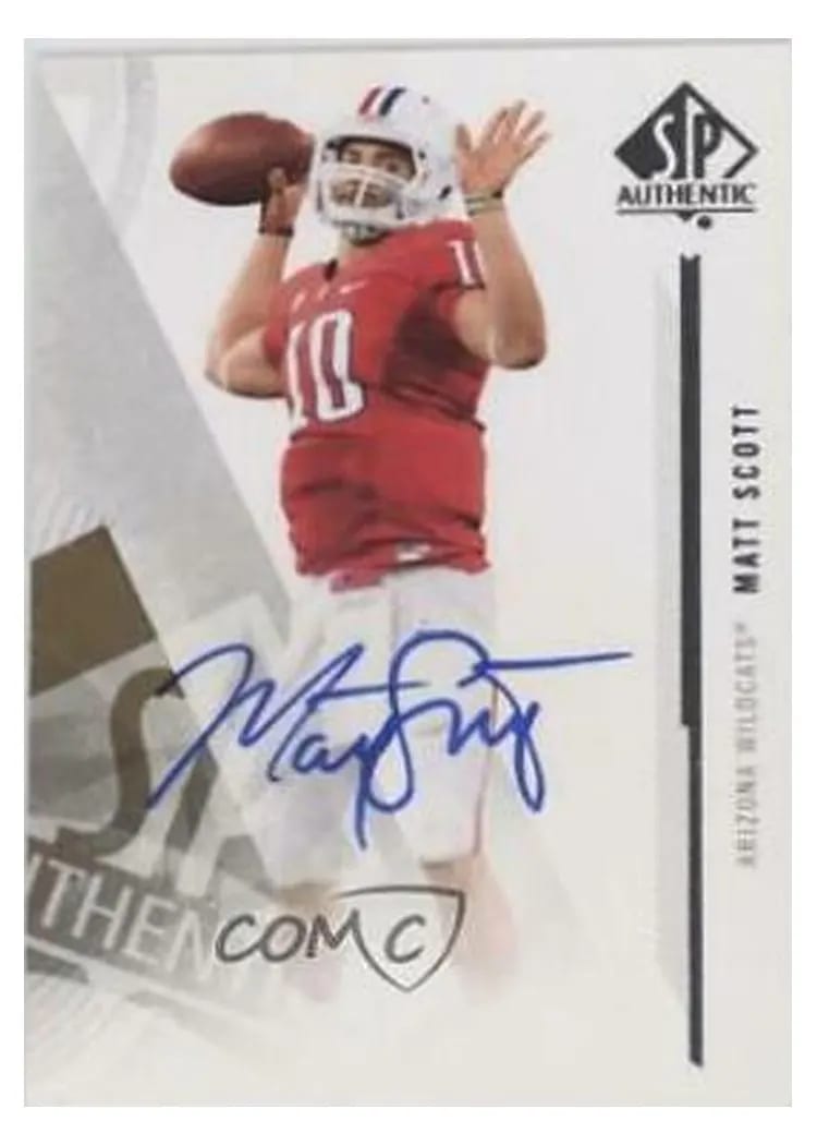 2013 SP Authentic Matt Scott #8 card