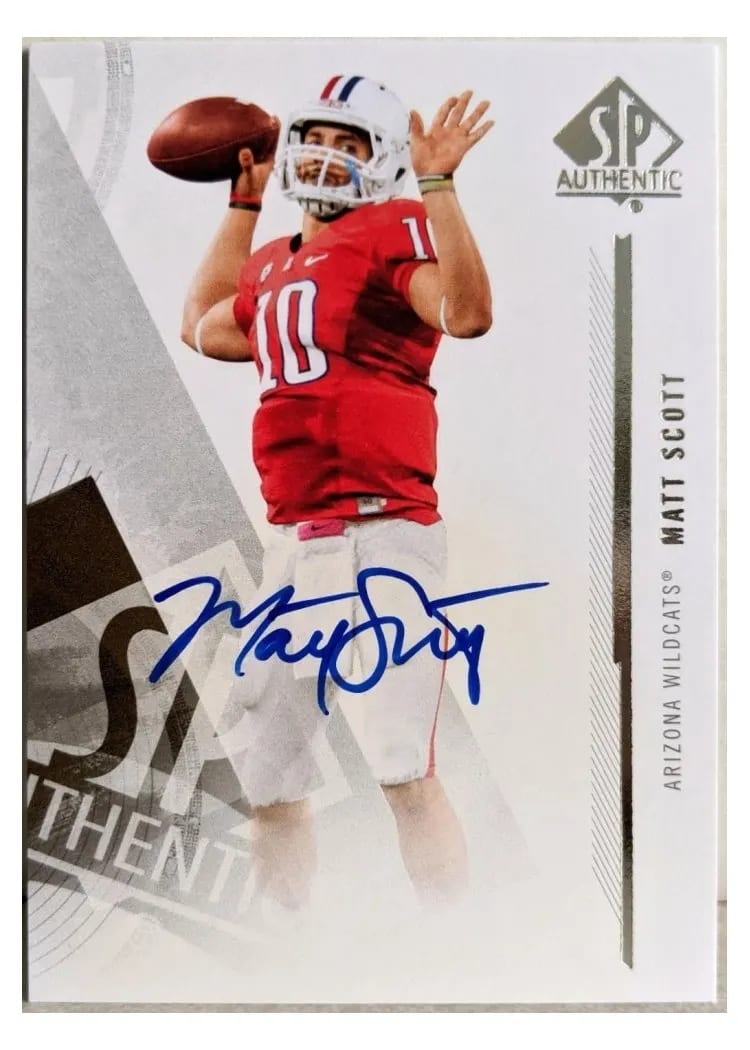 2013 SP Authentic Matt Scott #8 card