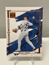 2024 Panini Impeccable Base Set Matt Shaw #60 card
