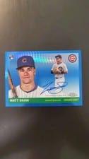2025 Topps Chrome Platinum Autographs Matt Shaw #CPA-MA card