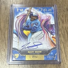 2025 Topps Inception Rookie & Emerging Stars Autographs Matt Shaw #RESA-MS card