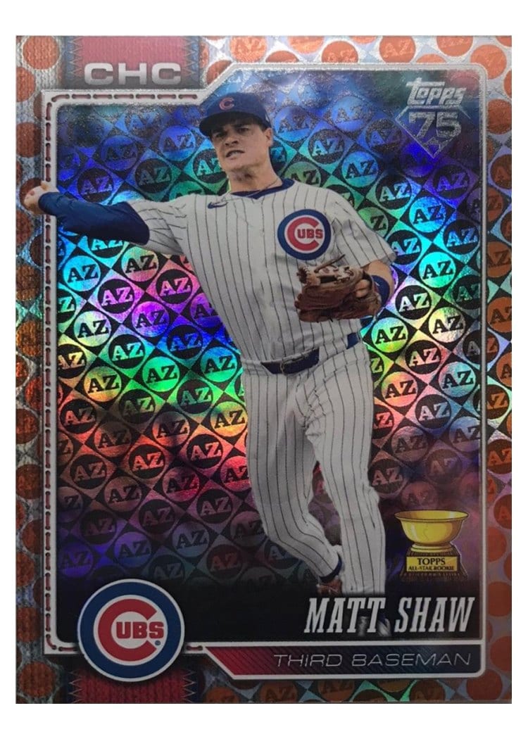 2026 Topps Matt Shaw Orange Spring Training #27 card