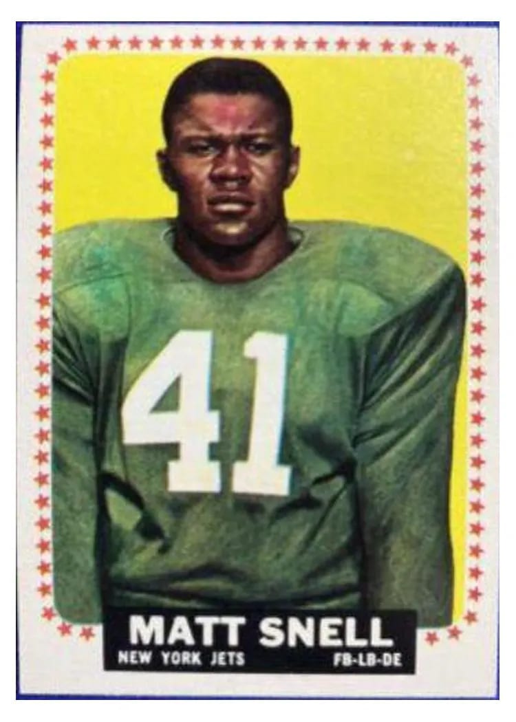 1964 Topps Matt Snell #125 card