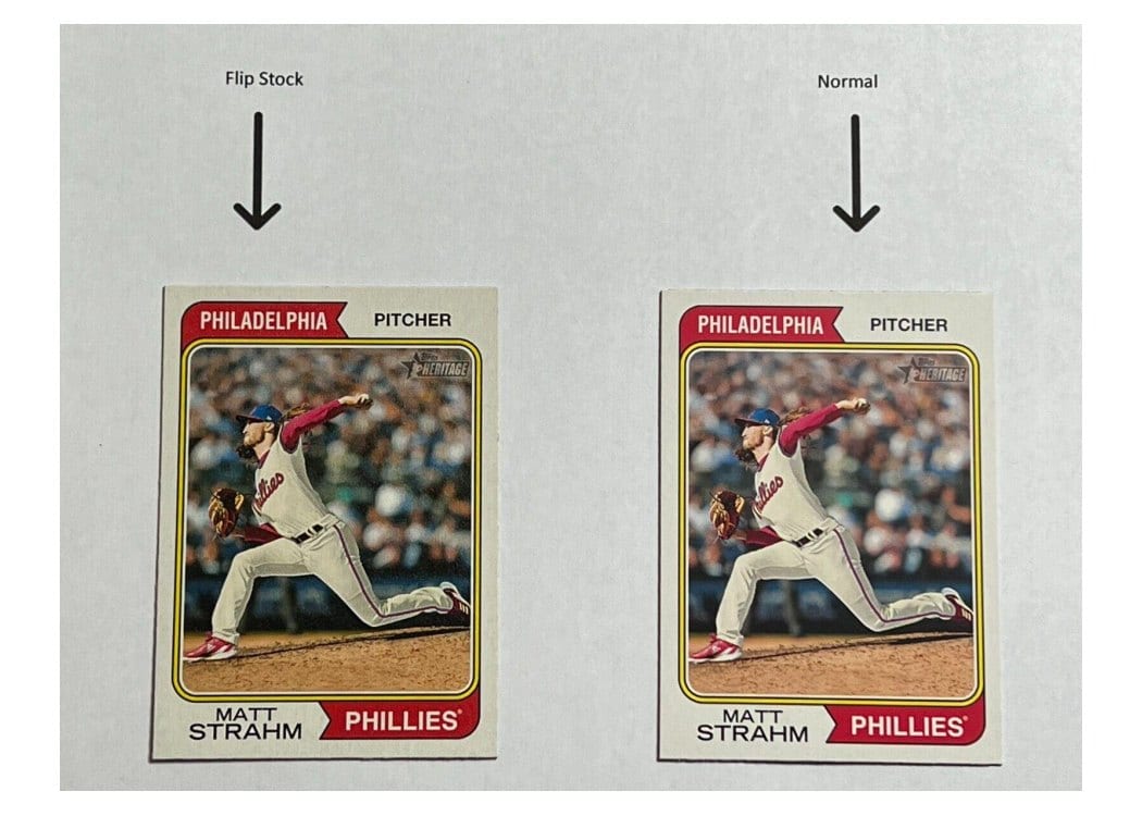 2023 Topps Heritage Base Set Matt Strahm #373 card