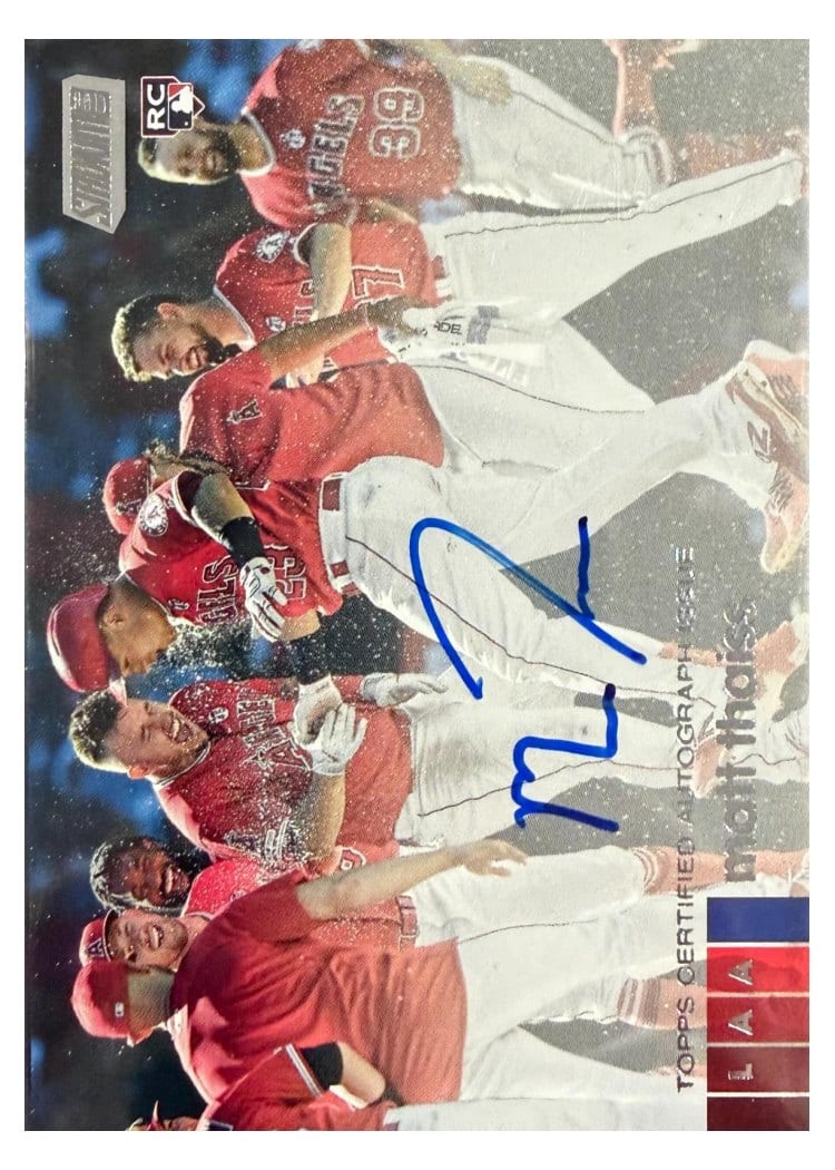 2020 Stadium Club Autographs Matt Thaiss #AMT card