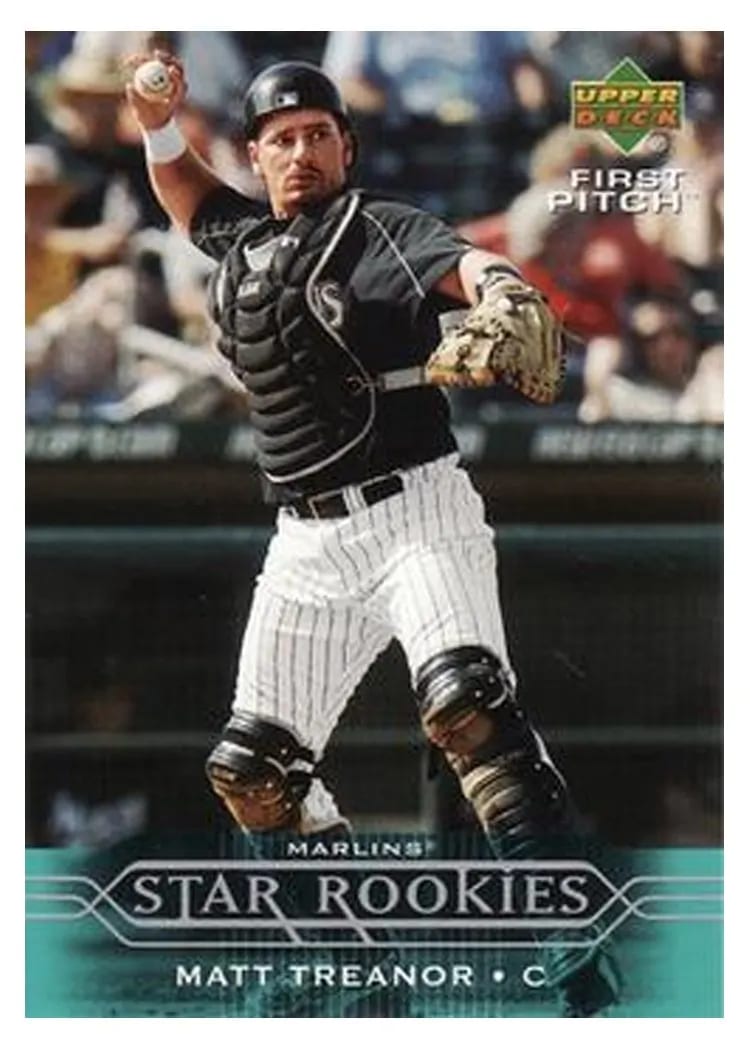 2005 Upper Deck First Pitch Matt Treanor #252 card