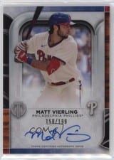 2022 Topps Tribute Autographs Matt Vierling #TA-MV card