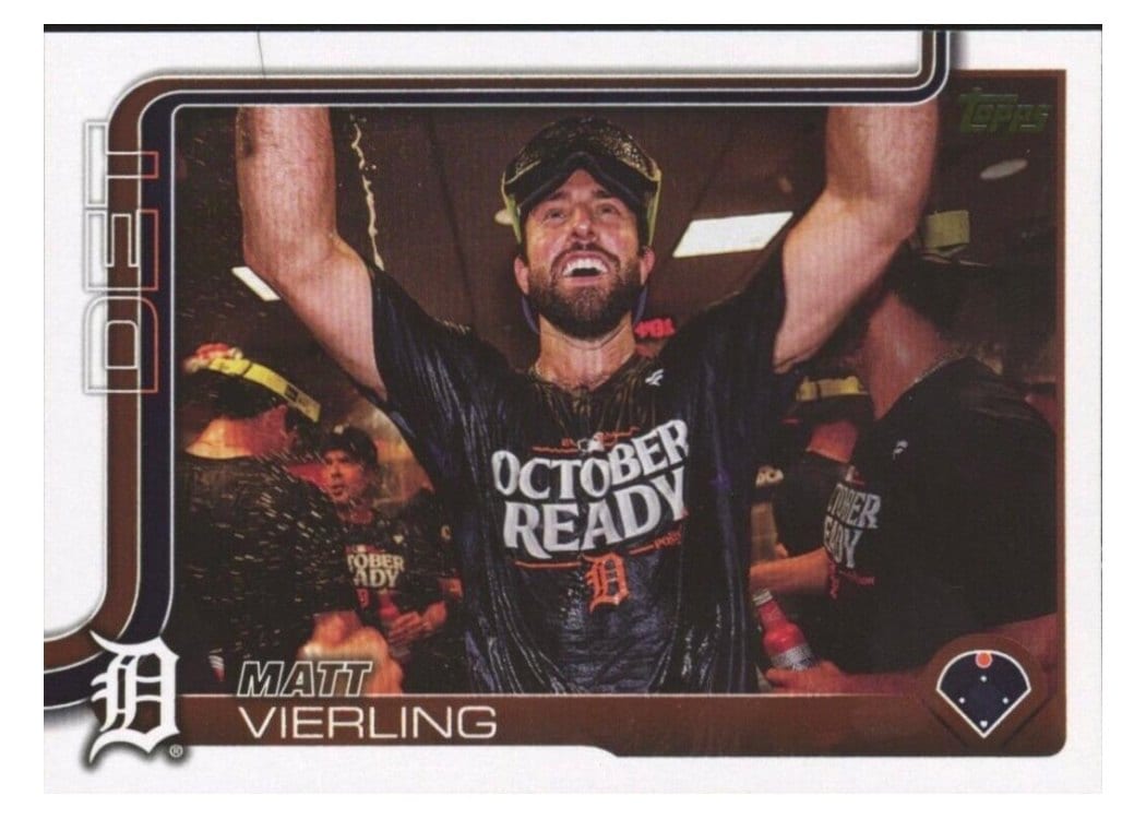 2025 Topps Base Set Matt Vierling #166 card