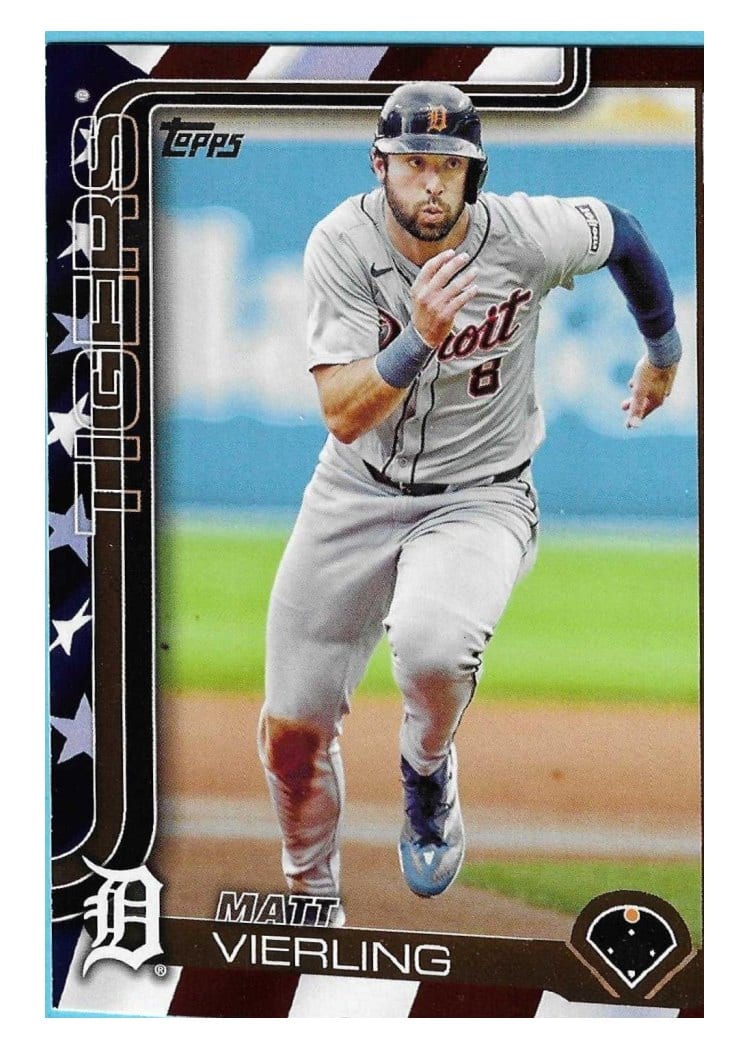 2025 Topps Base Set Matt Vierling #166 card
