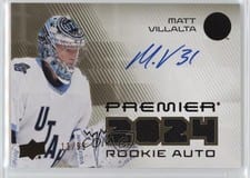 2024-25 Upper Deck Premier Premier Rookie Auto Jersey Matt Villalta #PRA-MV card